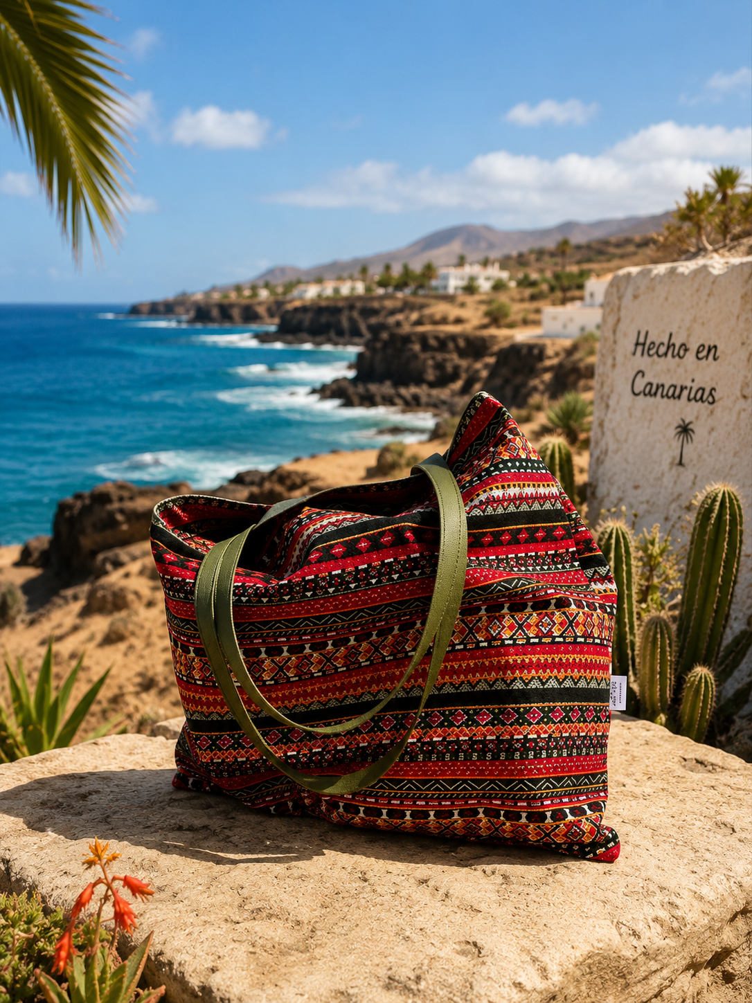 Bolso Tamyraki — origen: Fuerteventura, Islas Canarias, España