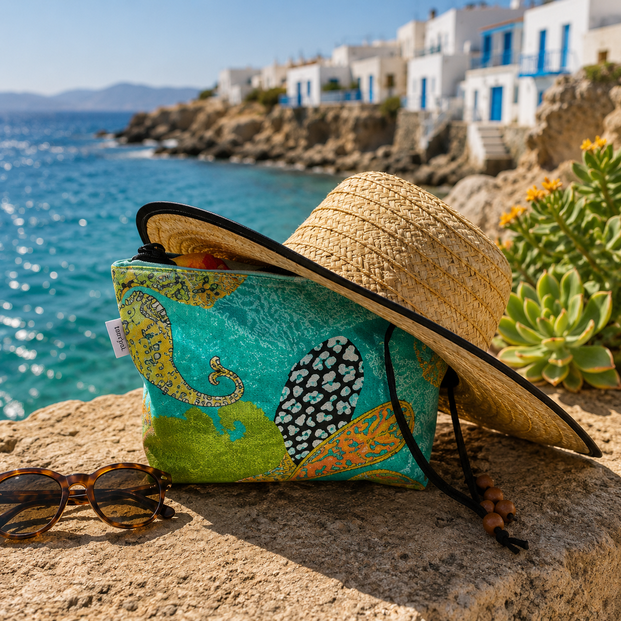 Mochila Tamyraki — origen: Mykonos, Grecia